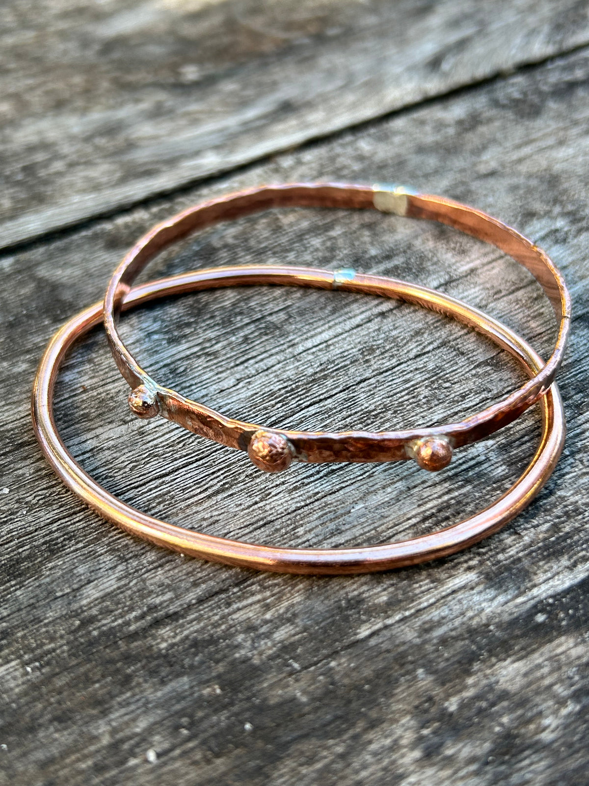 Rule of Three Bangle - Copper