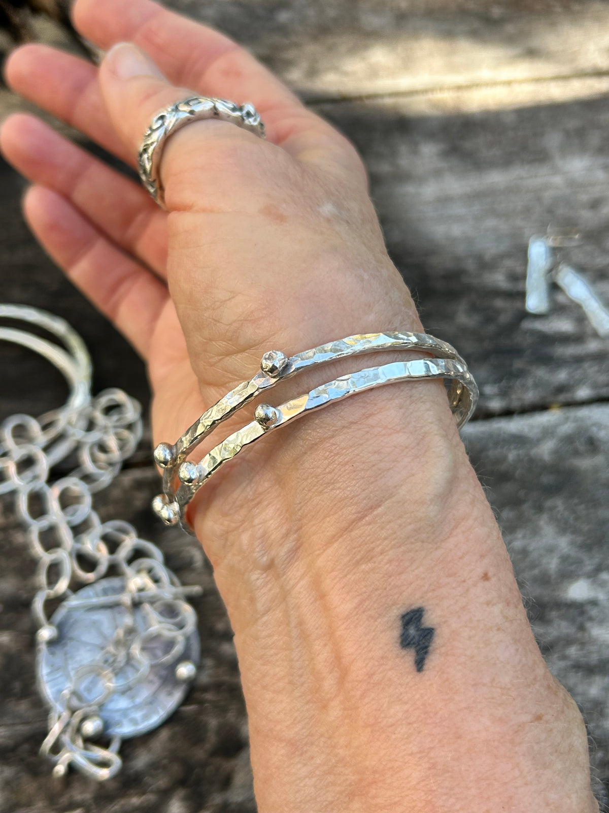 Rule of Three Bangle
