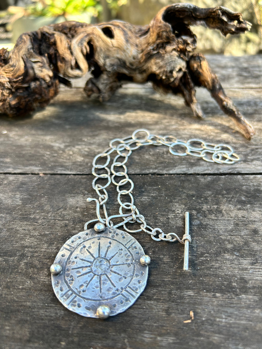 Sun Toucher Shield Pendant